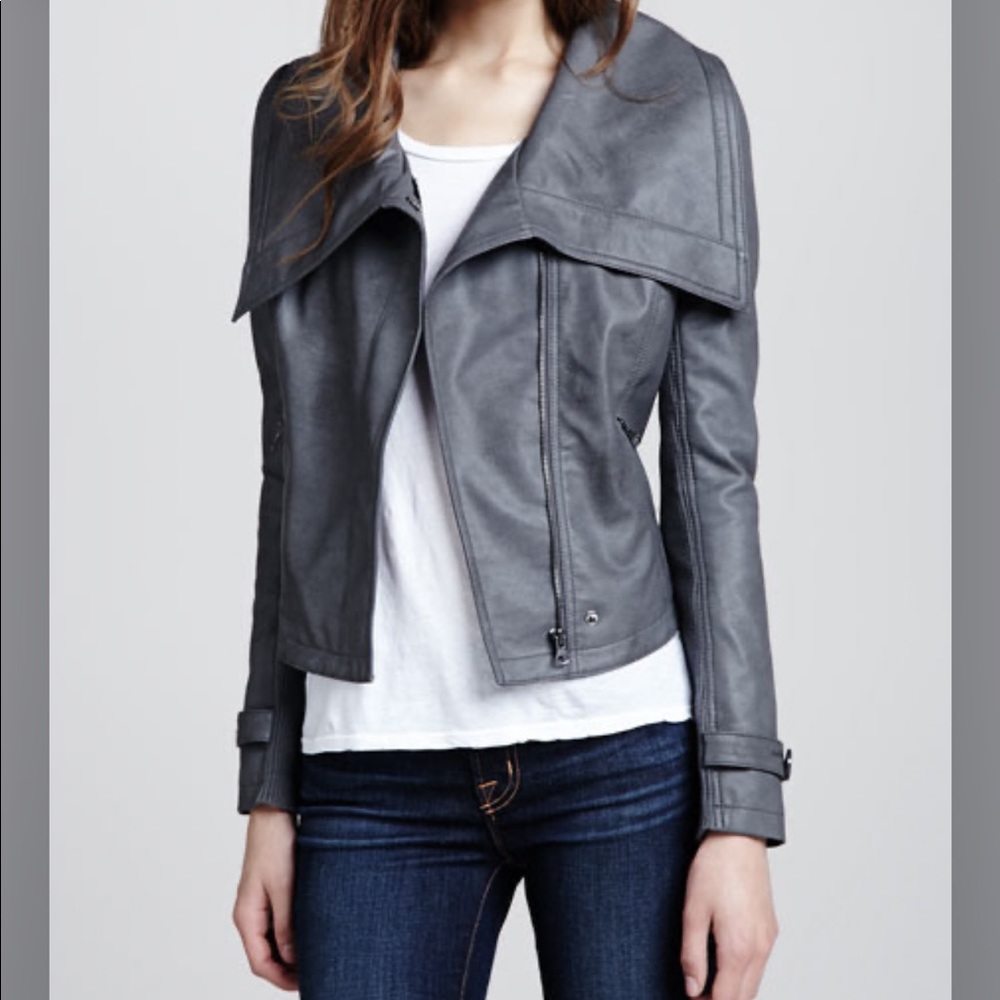 Neman Marcus faux leather NWT jacket